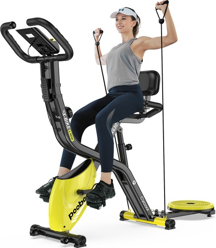 Folding exercise bike - exercise, x-bike